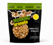 גרנולה בתוספת חלבון ואגוזים